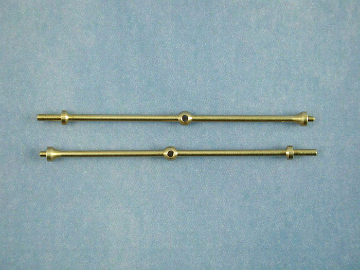 1 Hole Capping Stanchion, Brass 40mm (pk10)