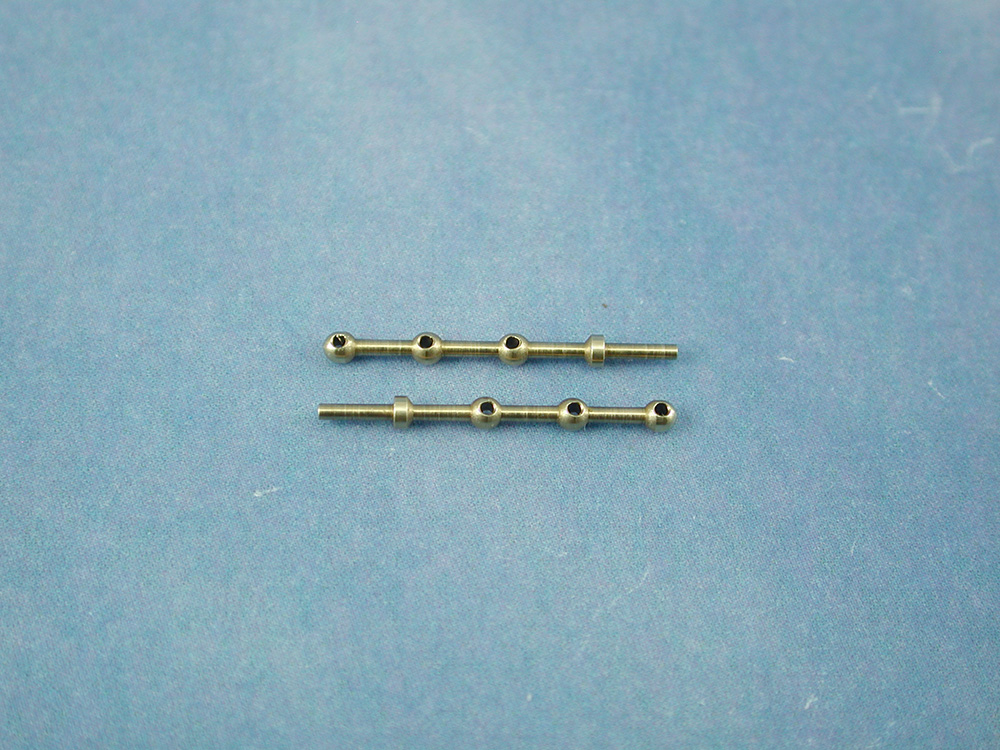 3 Hole Stanchion, Brass 15mm (Pk10)