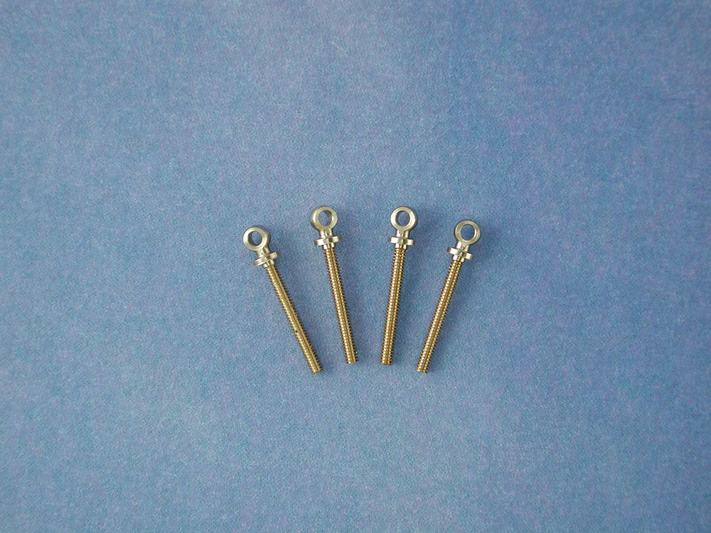 Eyebolt M1.2 BallØ:2.3mm Thread Length :12mm(Pk4)