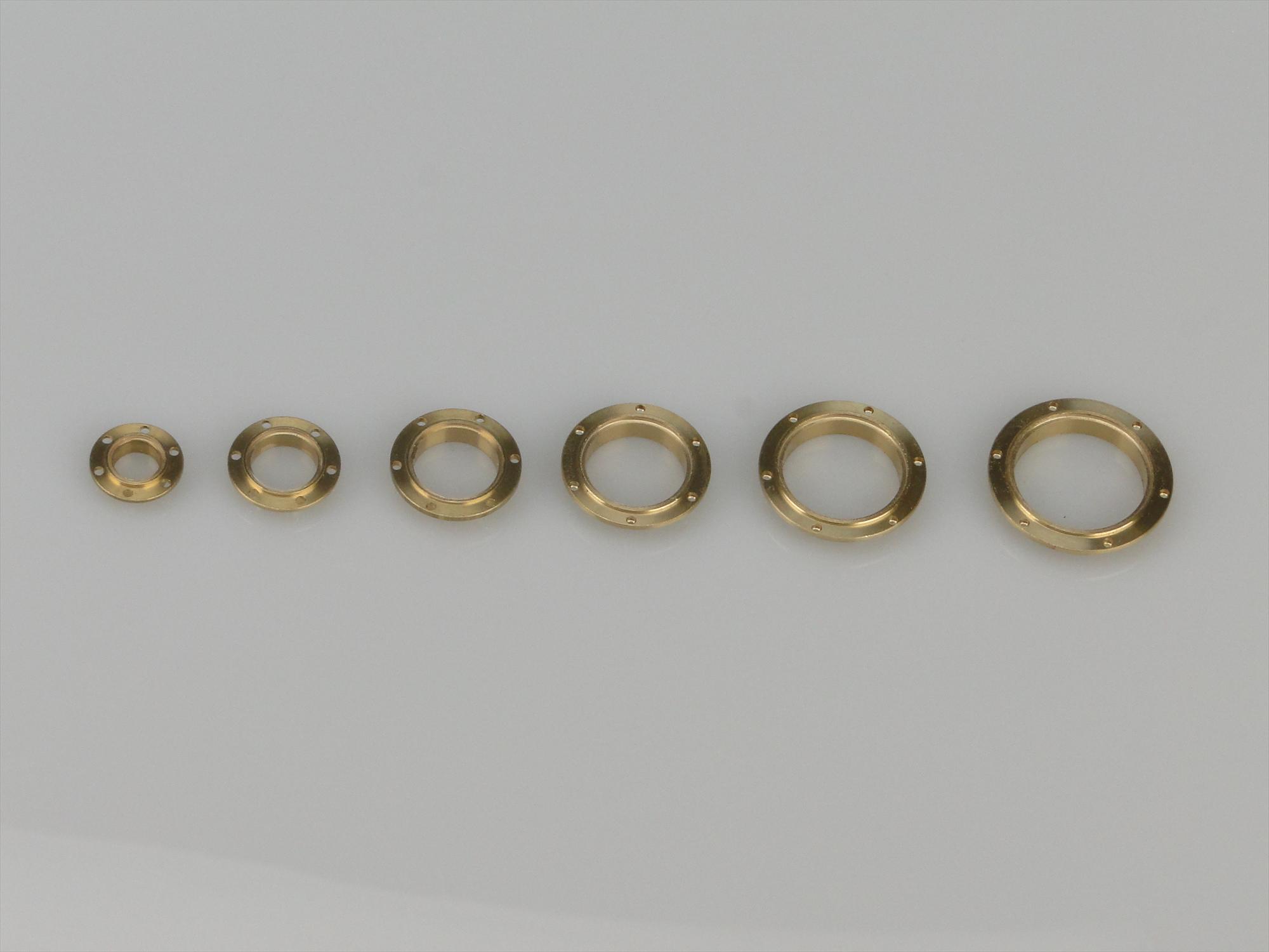 Porthole, 12mm, With 6 Hole Flange, Glazed, 10pk-4