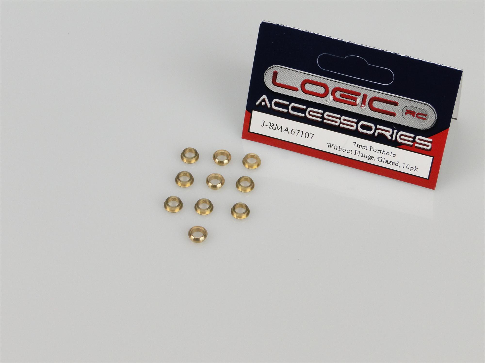 Porthole, 7mm, Without Flange, Glazed, 10pk-3