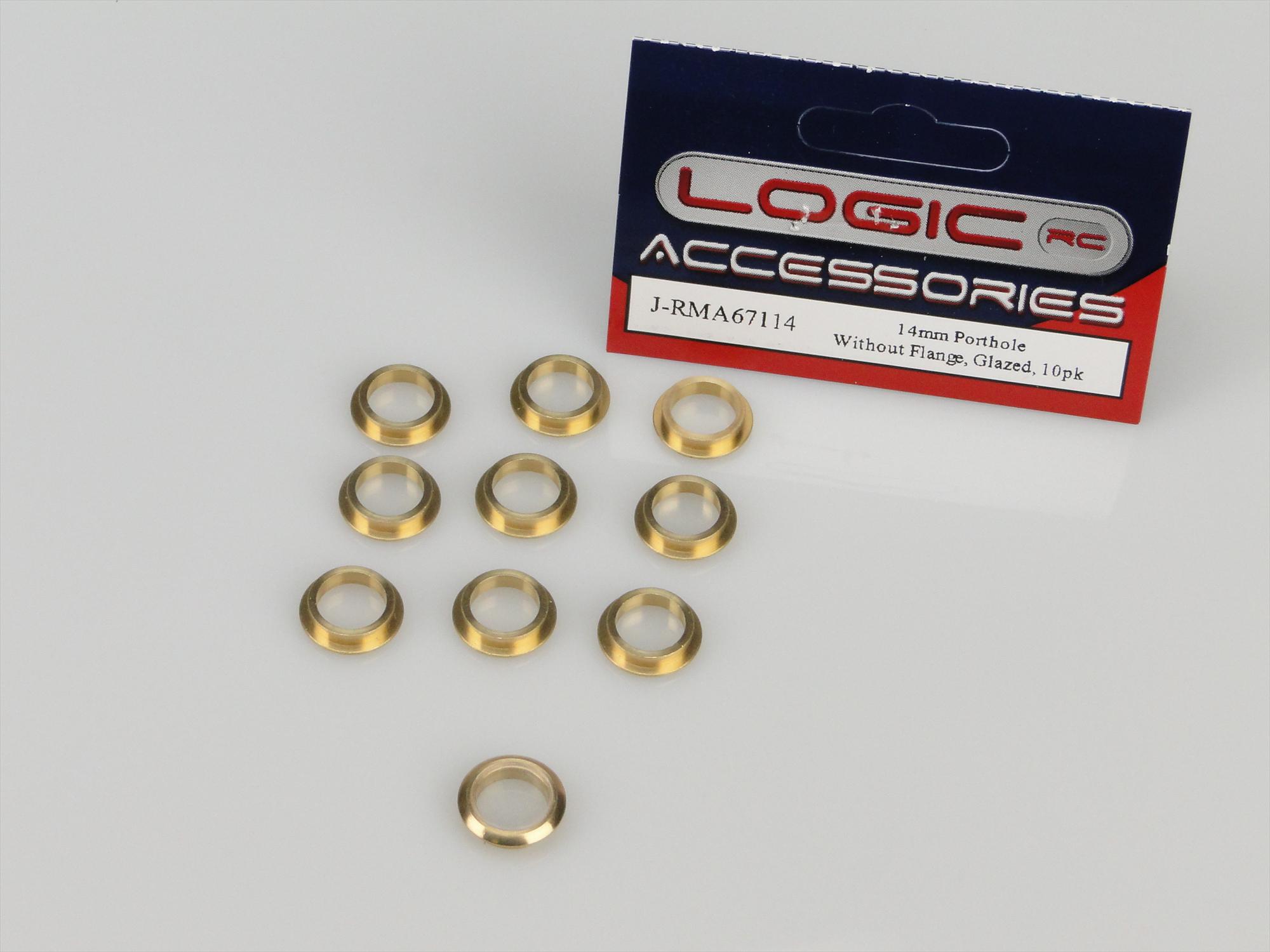 Porthole, 14mm, Without Flange, Glazed, 10pk-3