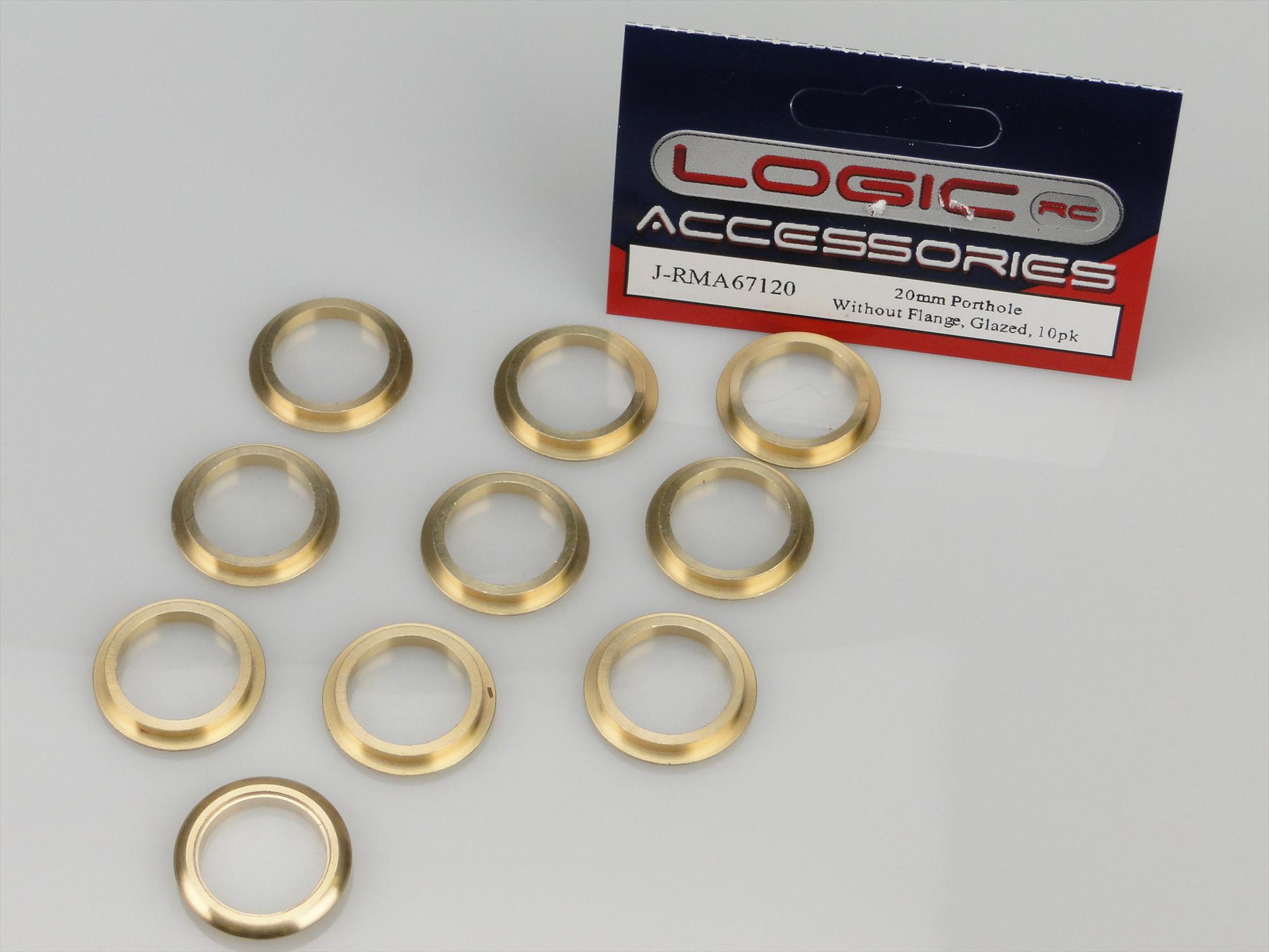 Porthole, 20mm, Without Flange, Glazed, 10pk-3