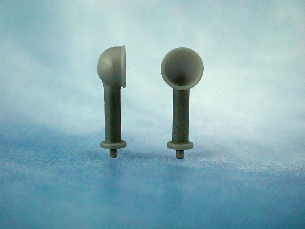 Cowl Ventilators (Resin) Ø7.5, H18mm(Pk2)