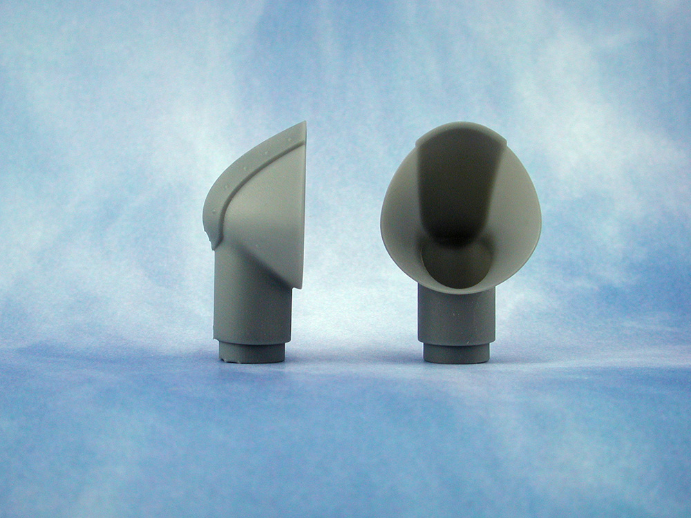 Cowl Ventilators (Resin) Ø37, H45mm, with fabricating detail