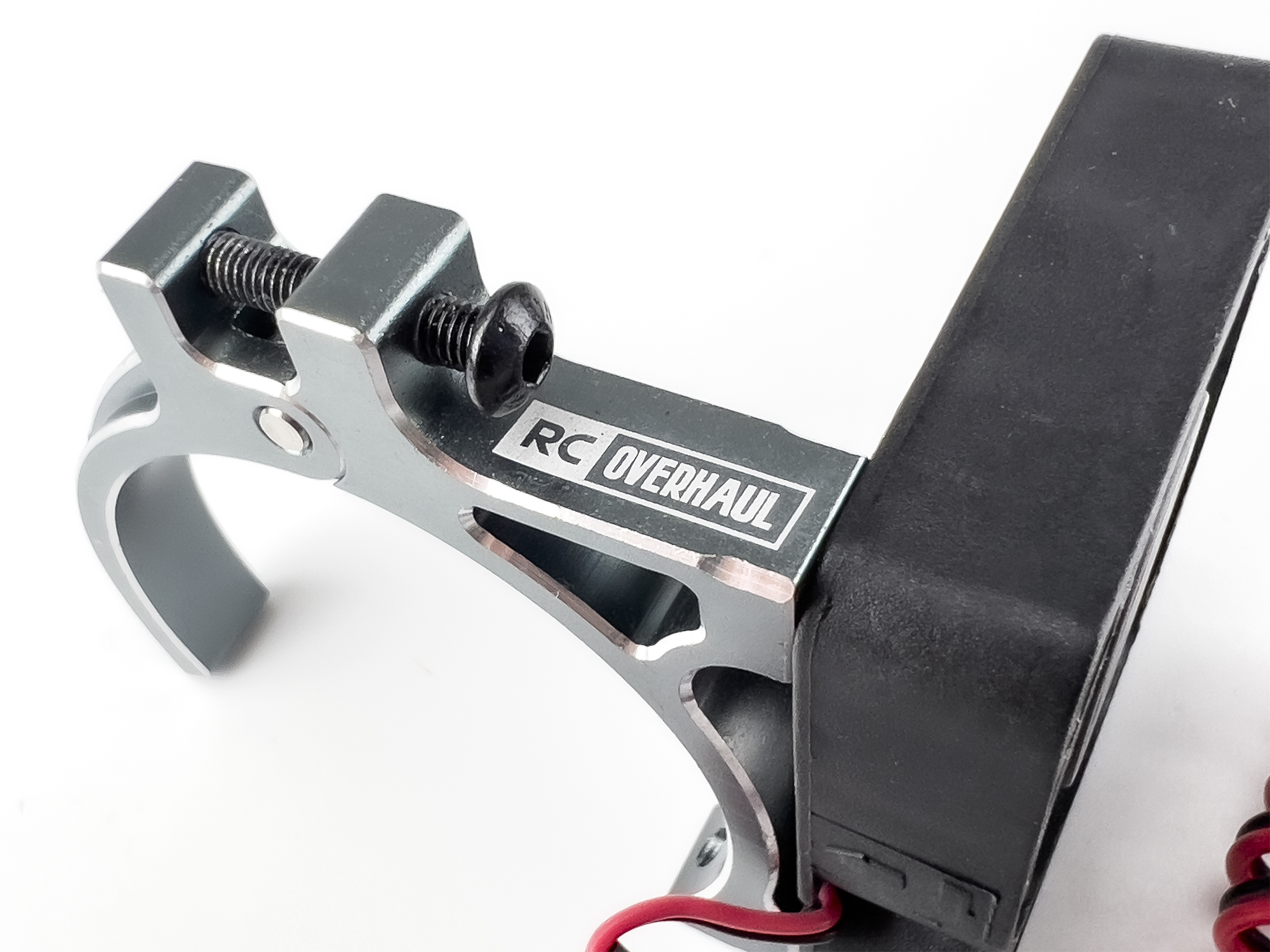 Motor Fan unit w/Temp Sensor,w/Mount Titanium colour 38~42mm-3