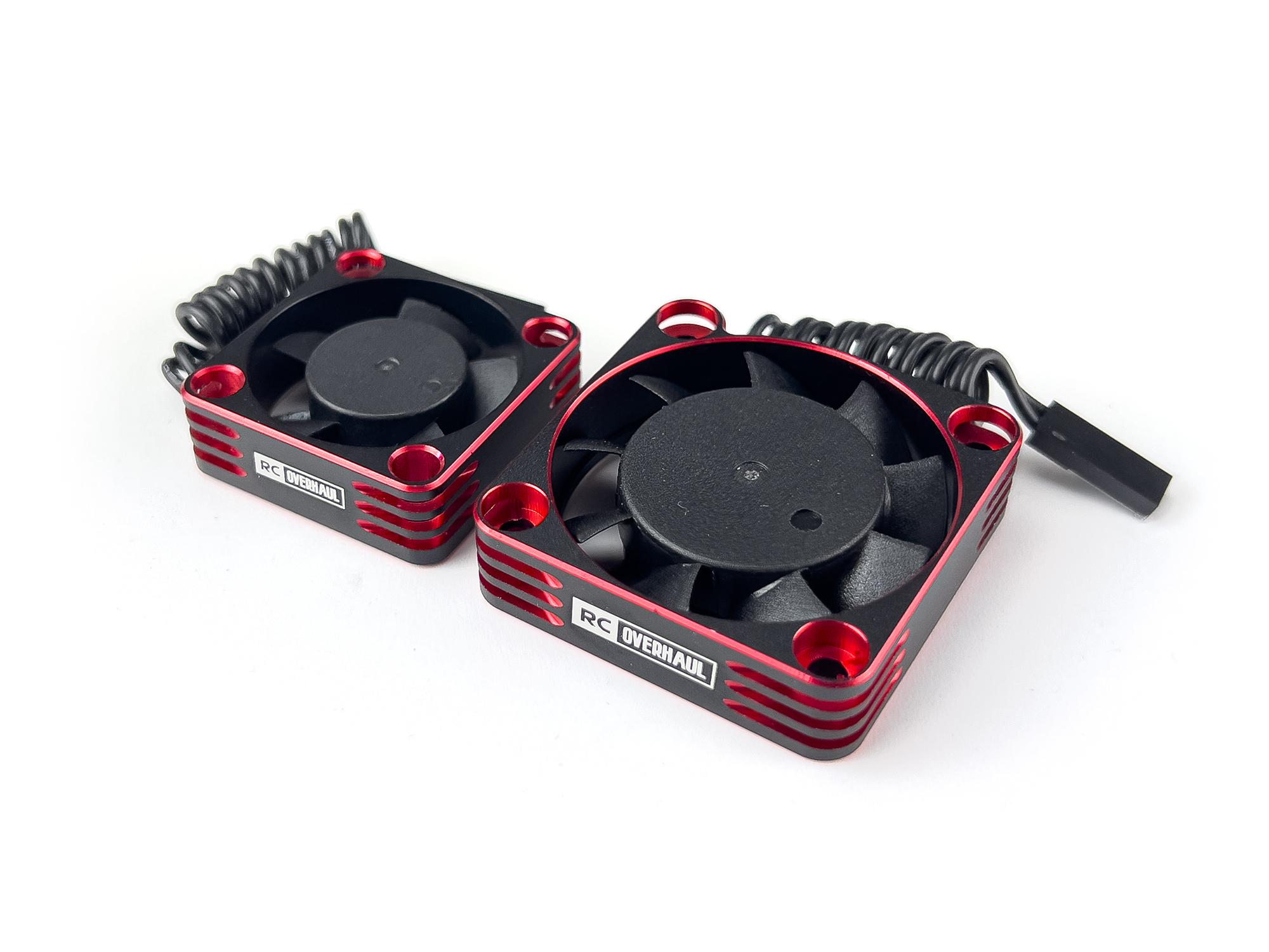 Fan, Red Alum 30mm Hi RPM-2