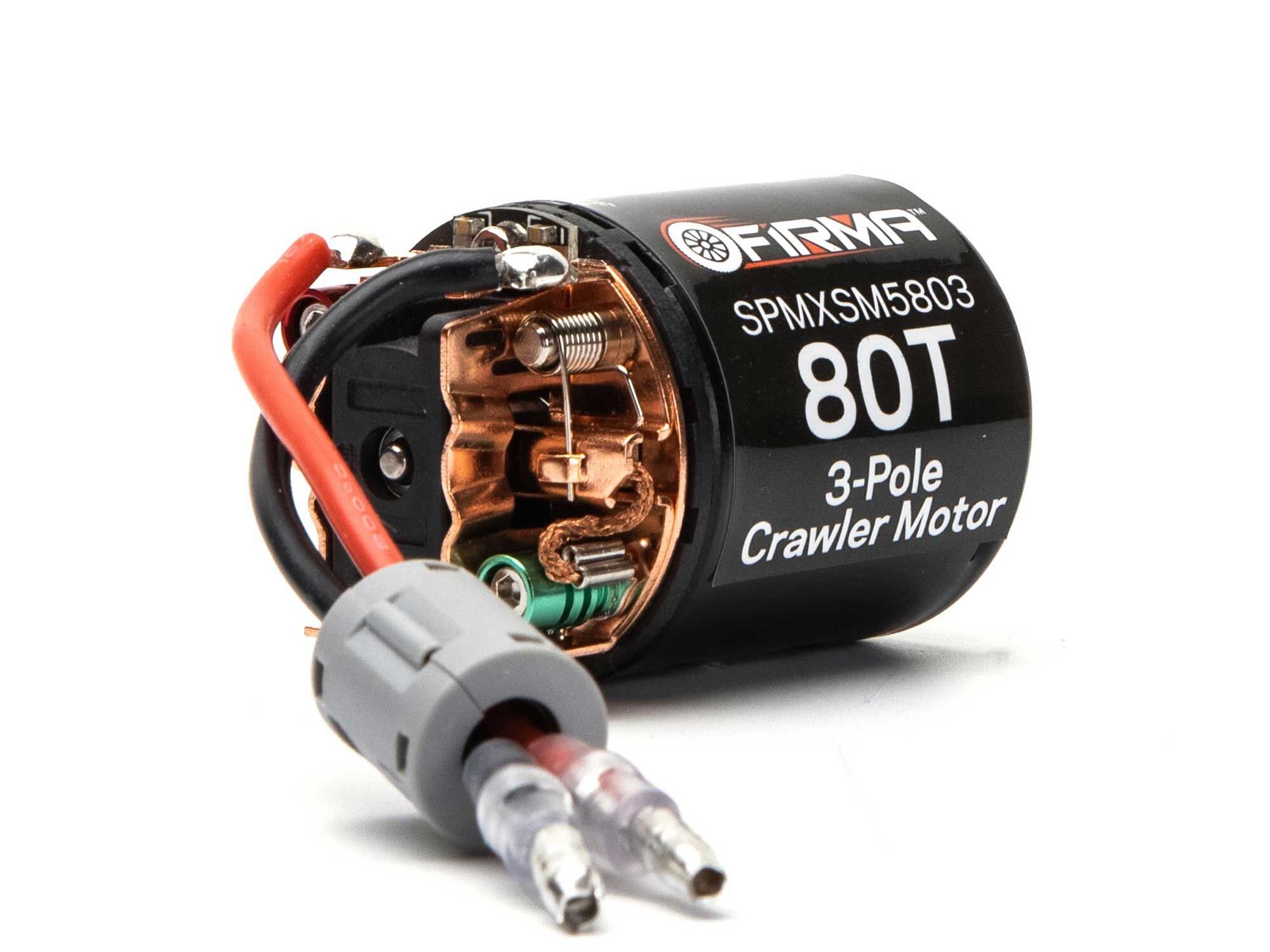 Firma 80T Rebuildable 3-Pole Brushed Crawler Motor-2