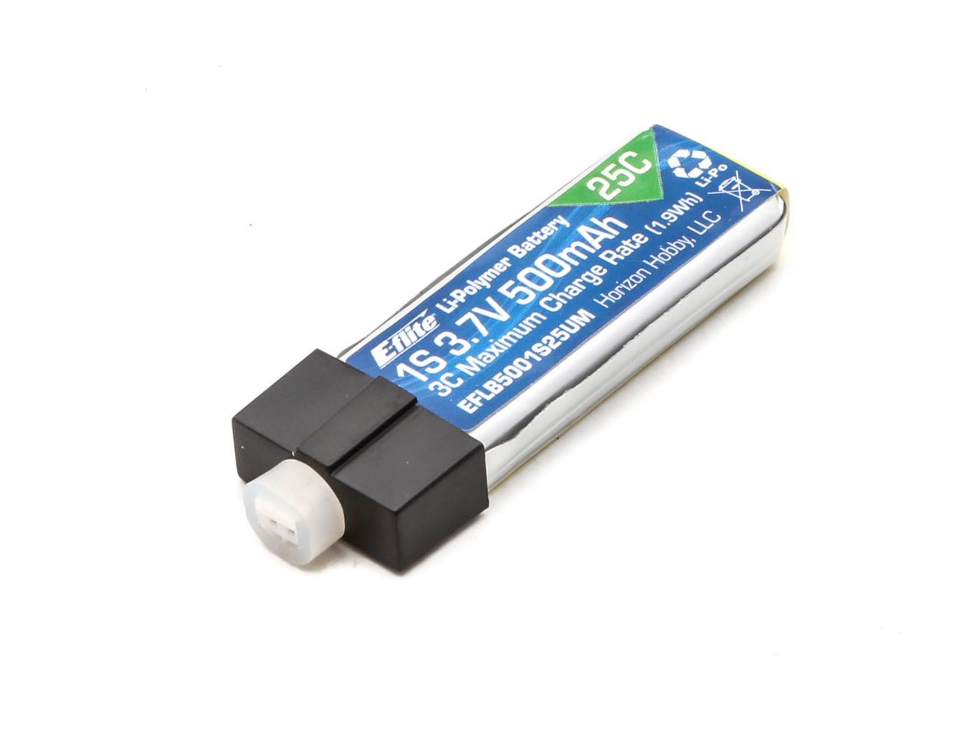 500mah-1s-37v-25c-lipo-high-current-umx-connector