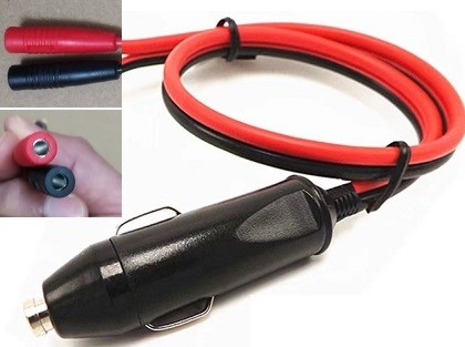 Adapter Plug -12V Car ~ 4mm-2