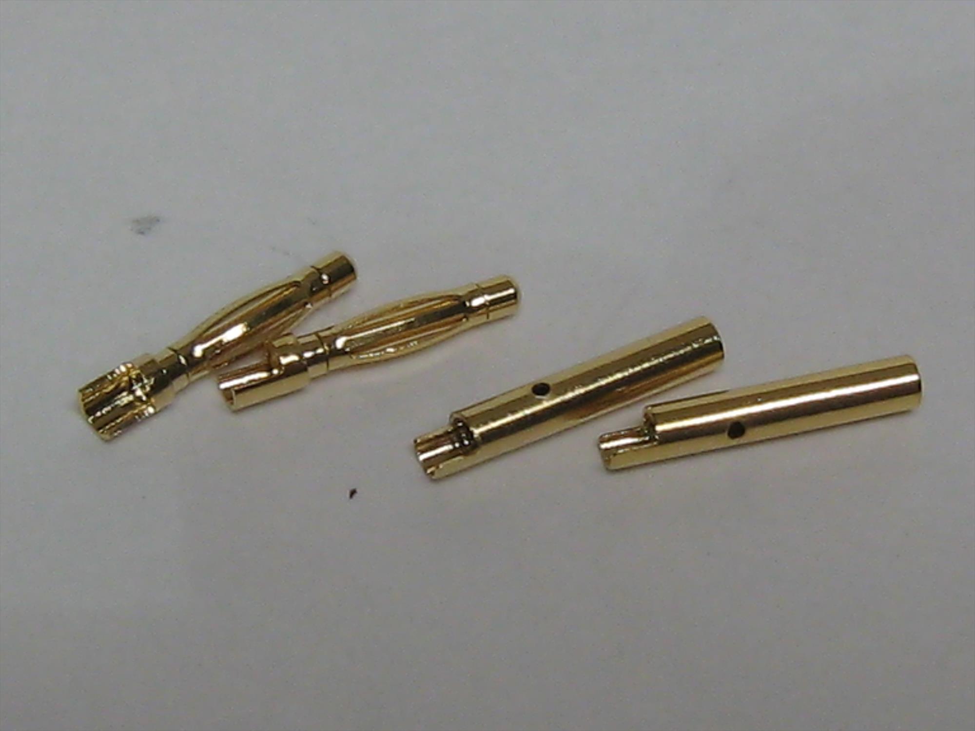 2.0mm Gold Connector Set 2prs-4