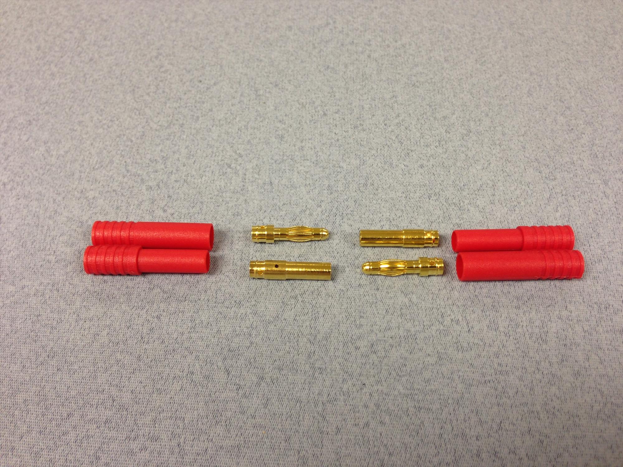 4.0mm Gold 10prs w/5 x polarity housing-3