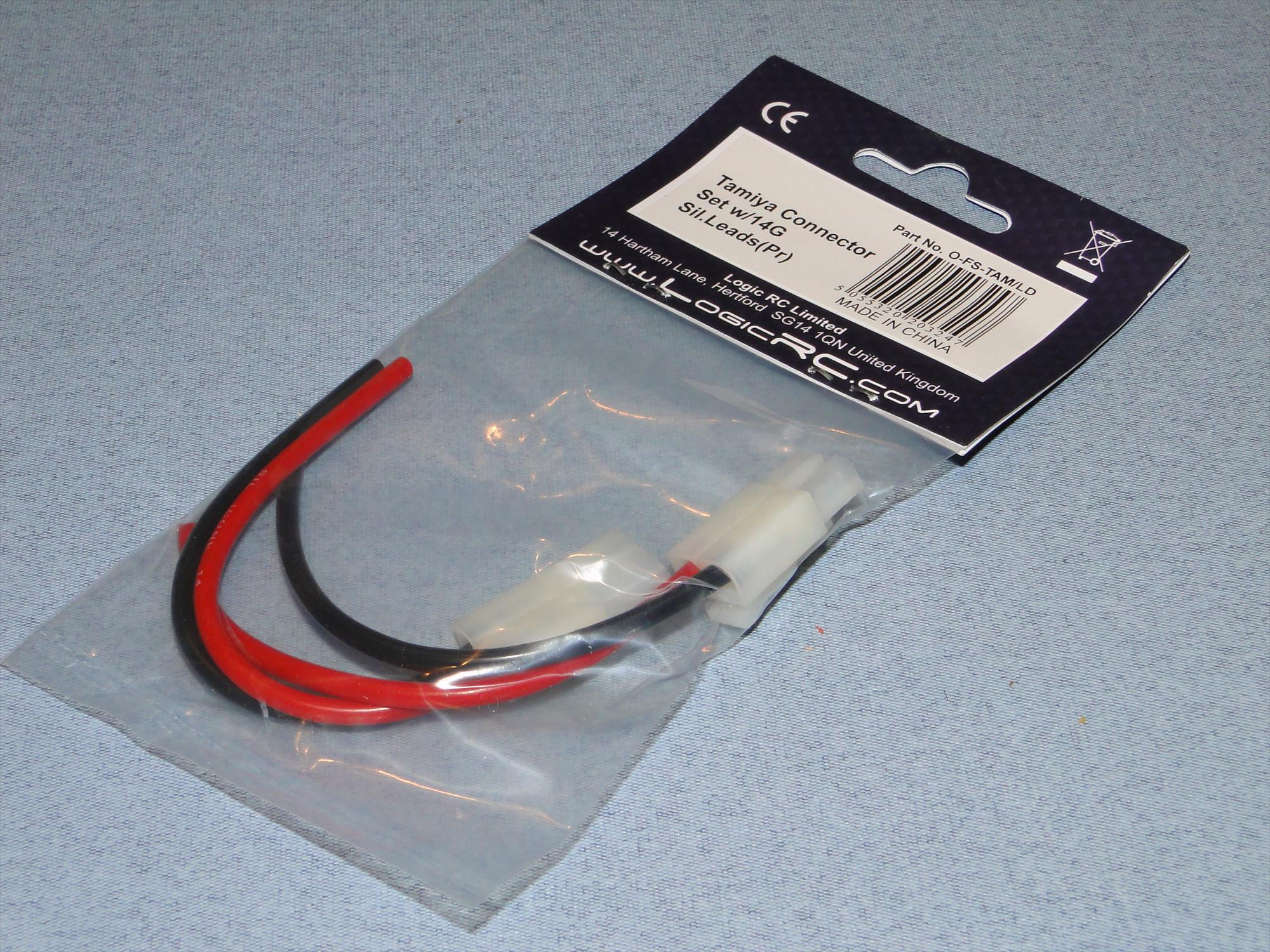 Tamiya Connector Set w/14AWG Sil.Le-2