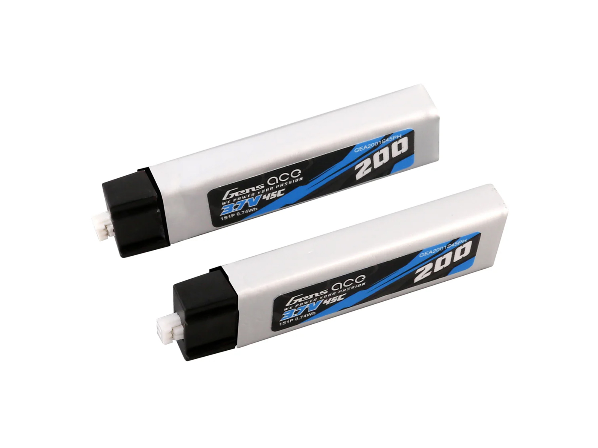 Li-Po 1S 3.7V 200mAh 45C with PH1.5-2-3