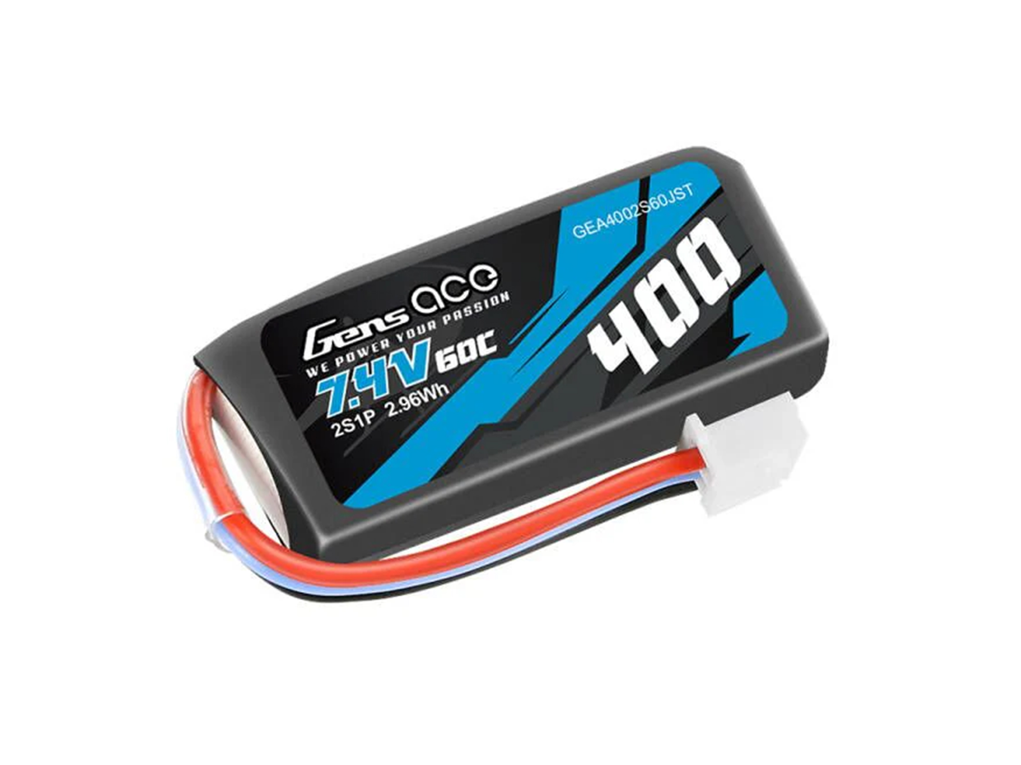 Li-Po 2S 7.4V 400mAh 60C with BEC-3