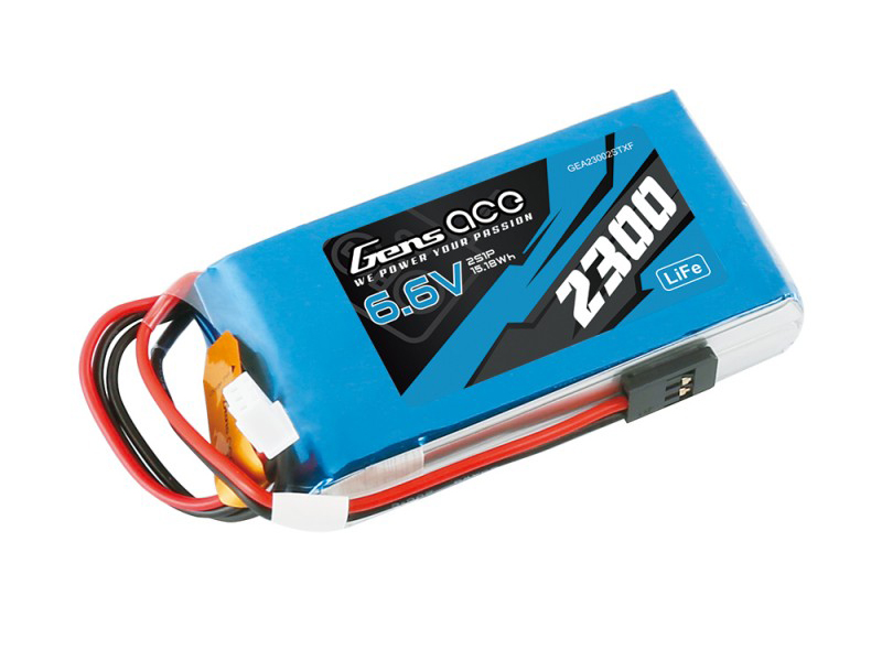 LiFe 2S 6.6V 2300mAh Tx with Futaba-3