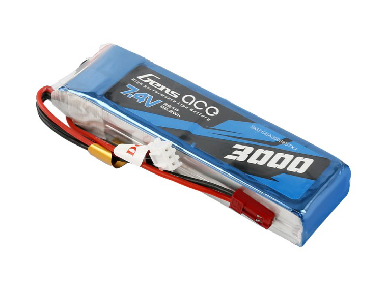 Li-Po 2S 7.4V 3000mAh Tx with BEC-3