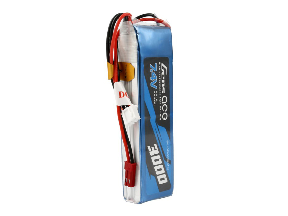 Li-Po 2S 7.4V 3000mAh Tx with BEC-4