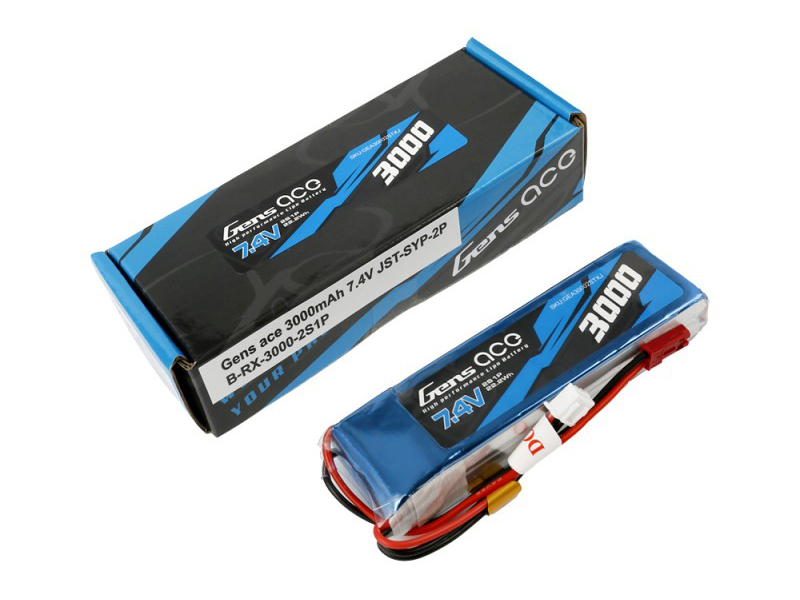 Li-Po 2S 7.4V 3000mAh Tx with BEC-5