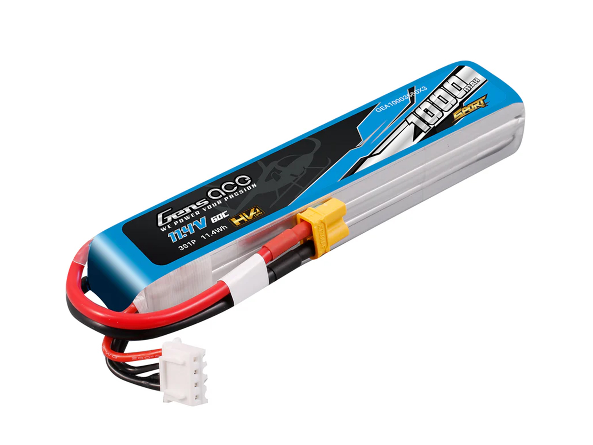 li-po-sport-3s-111v-1000mah-60c-with-xt30-hv