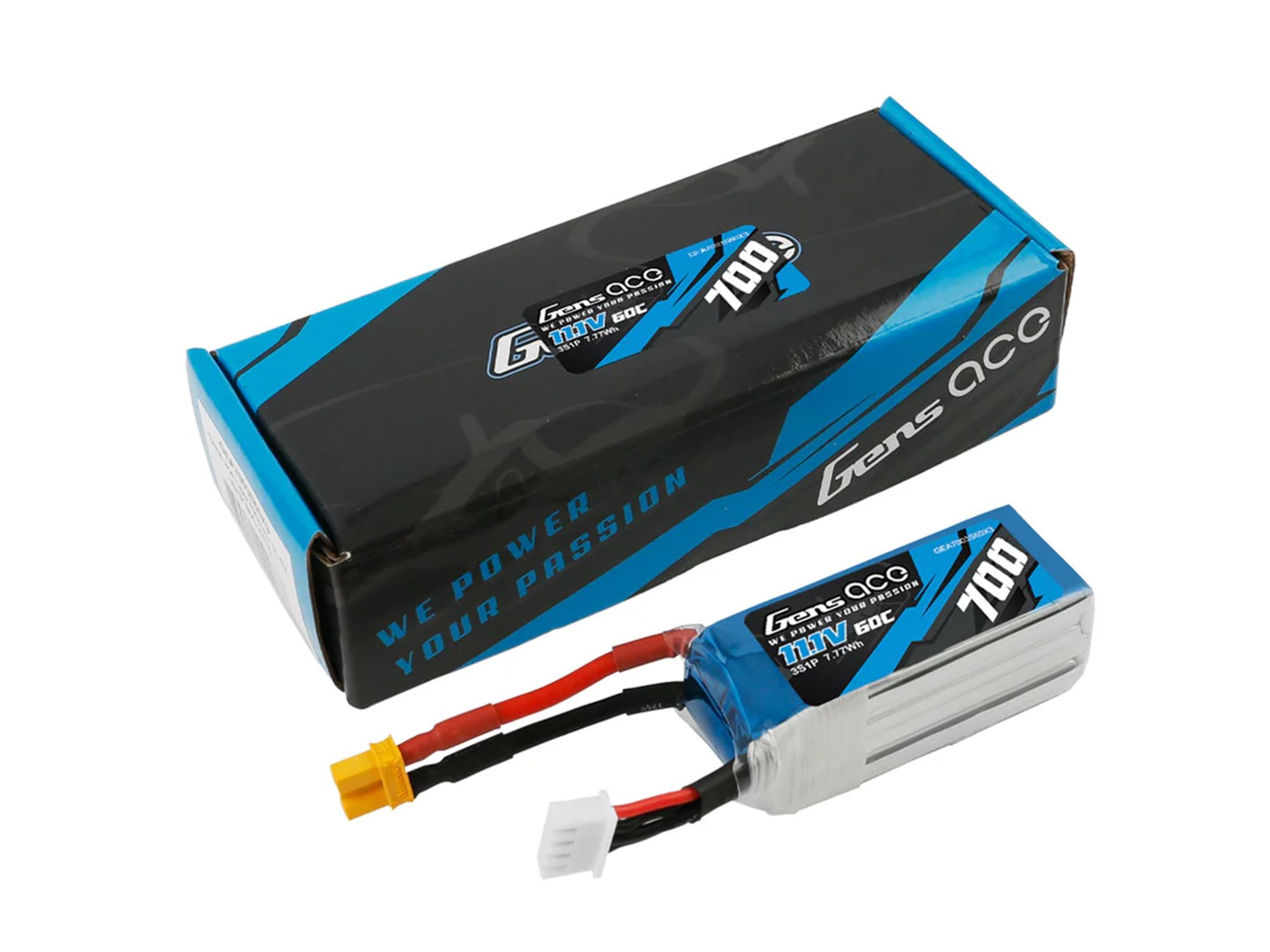 Li-Po 3S 11.1V 700mAh 60C with XT30-5
