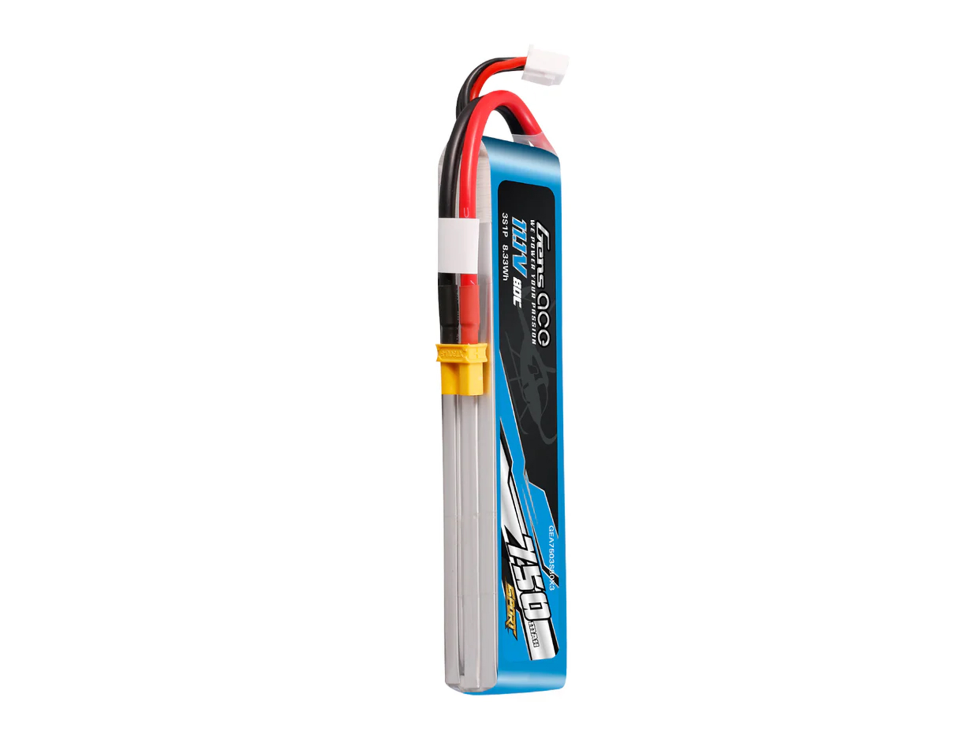 Li-Po Sport 3S 11.1V 750mAh 80C with XT30-4