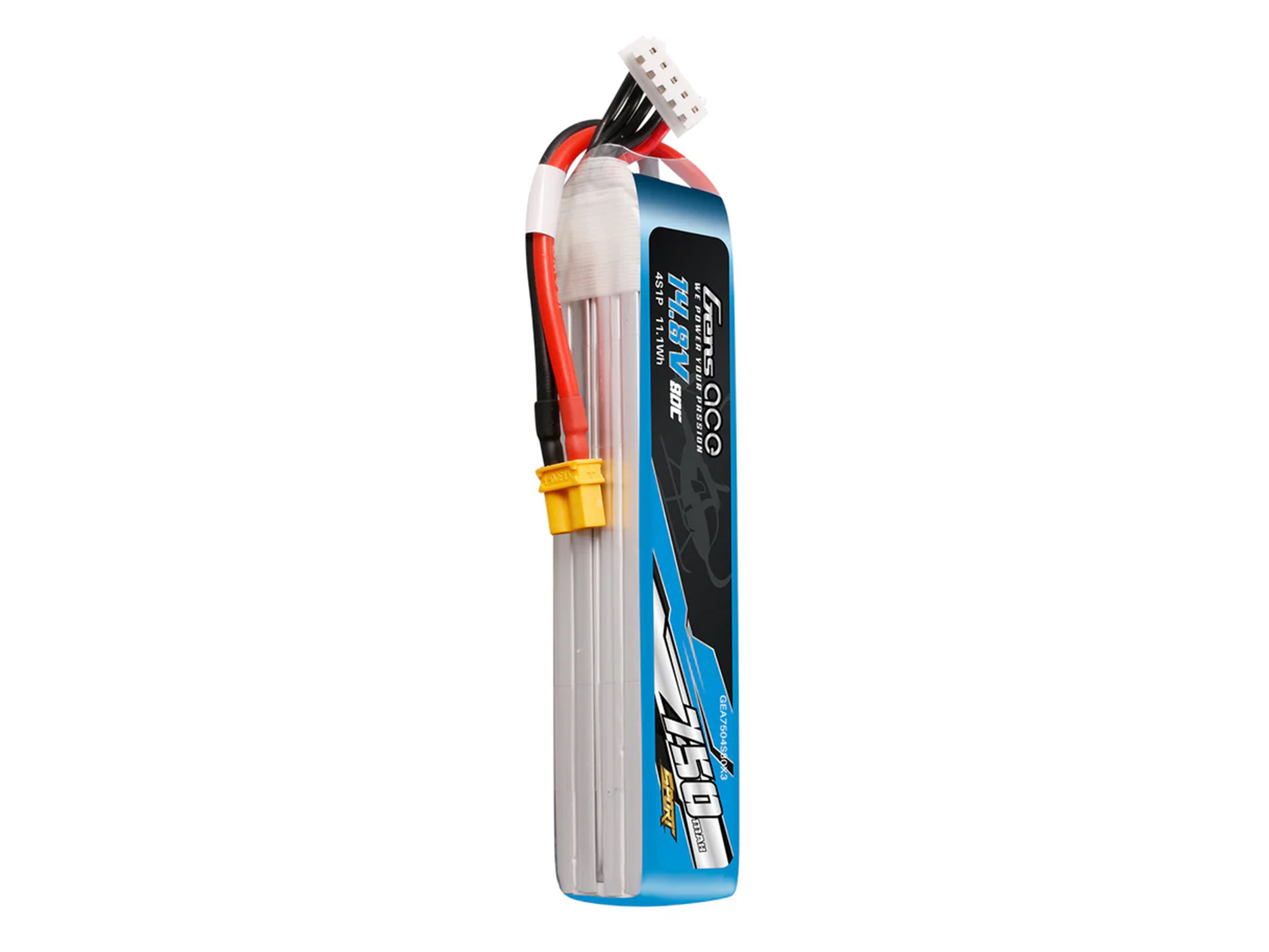 Li-Po Sport 4S 14.8V 750mAh 80C with XT30-4