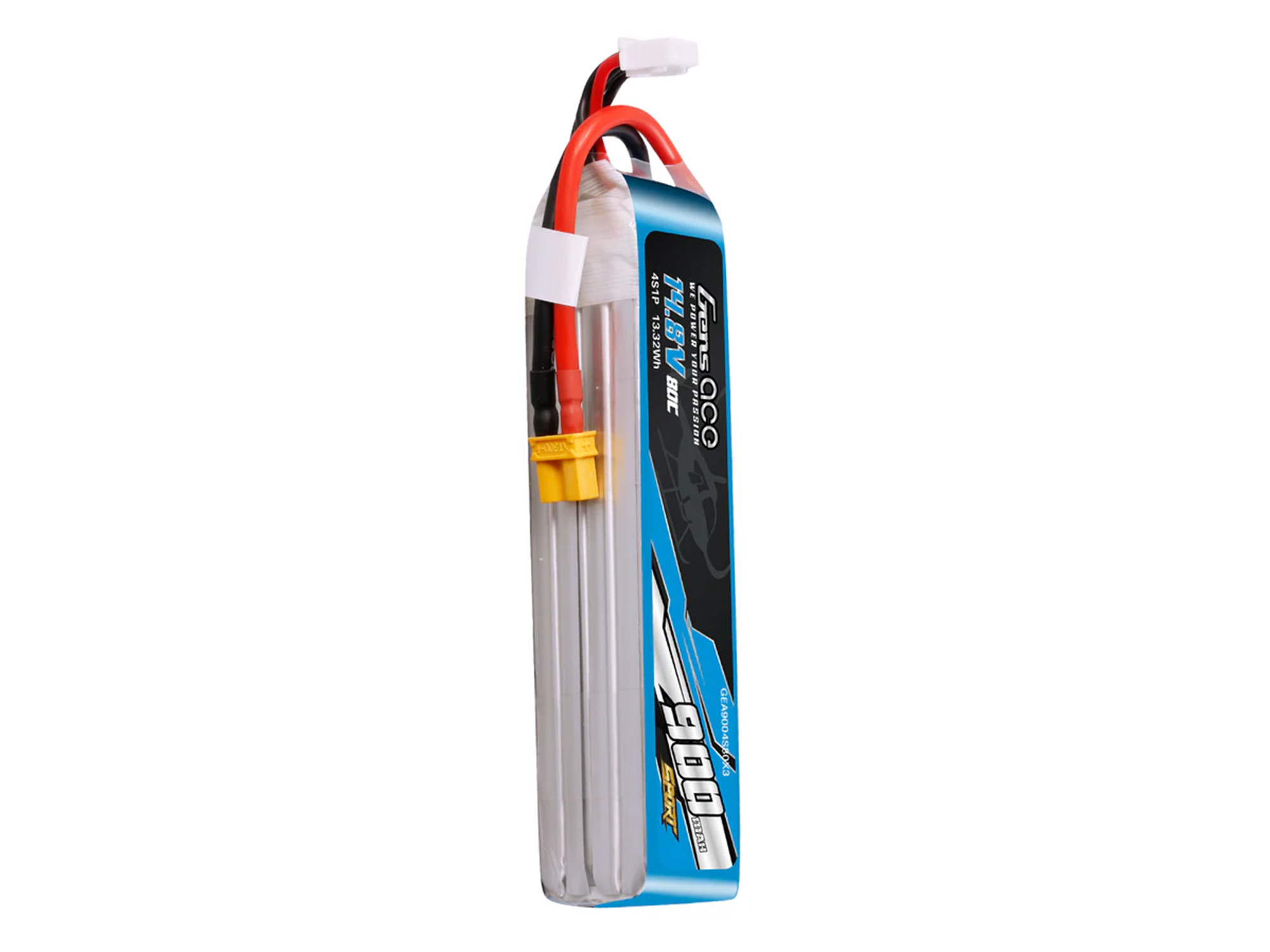 Li-Po Sport 4S 14.8V 900mAh 80C with XT30-4