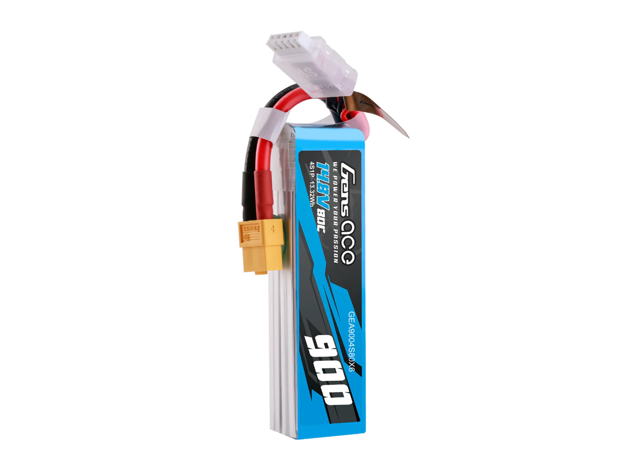 Li-Po 4S 14.8V 900mAh 80C with XT60-4