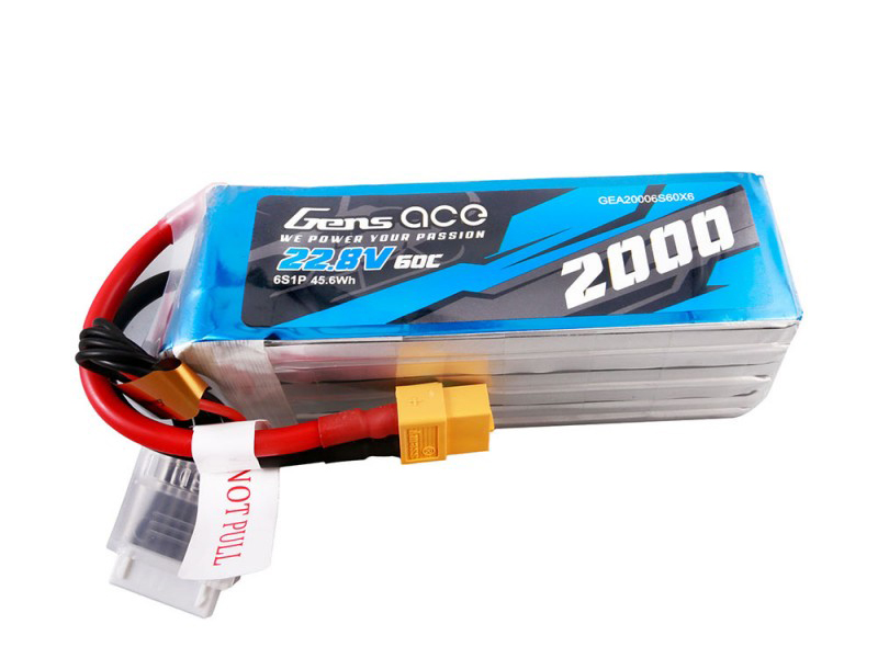 Li-Po HV 6S 22.8V 2000mAh 60C with XT60-2