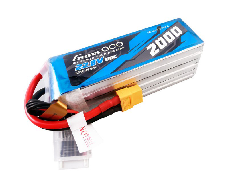 Li-Po HV 6S 22.8V 2000mAh 60C with XT60-4