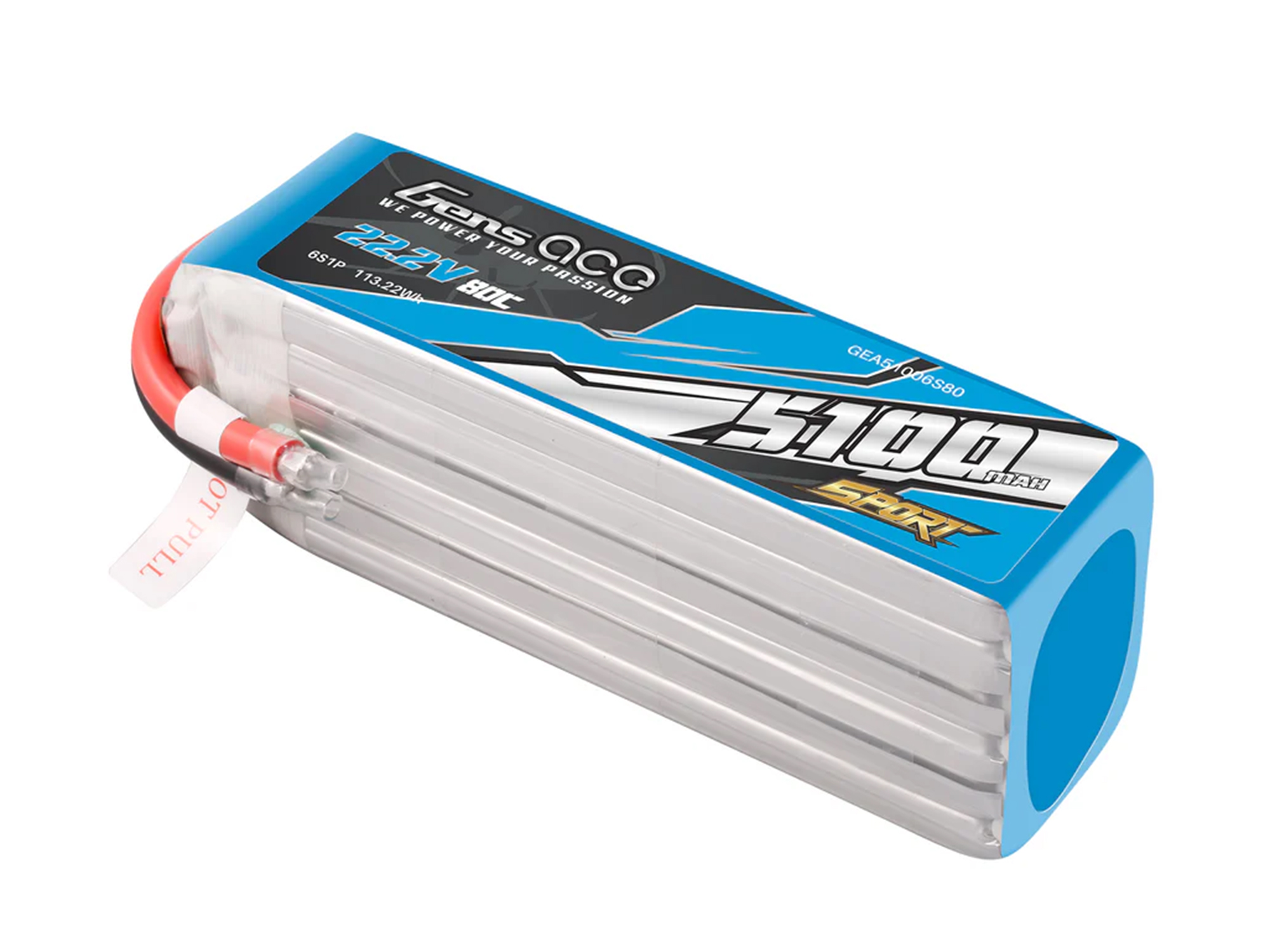 li-po-sport-6s-222v-5100mah-80c-with-no-plug