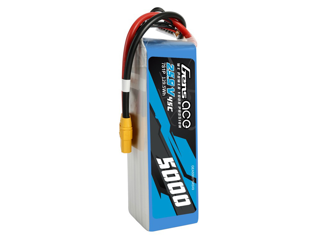 Li-Po 7S 25.9V 5000mAh 45C with XT90-4