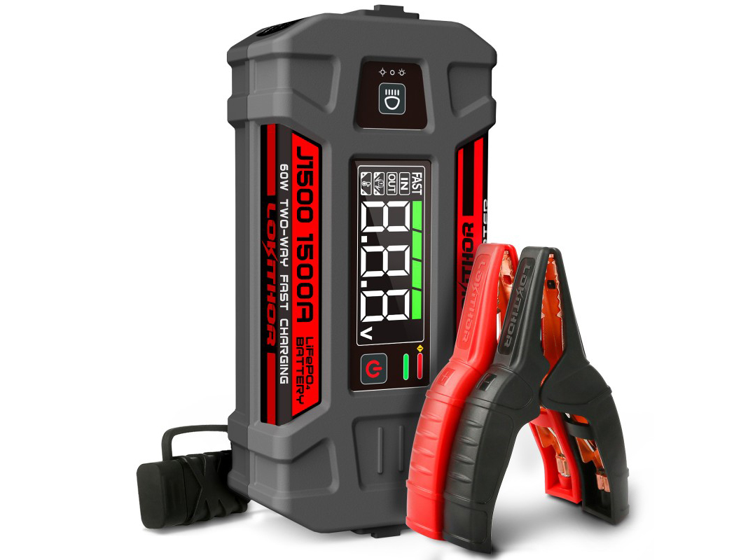 Lokithor 2500A 12V 46Wh Lithium Jump starter-2