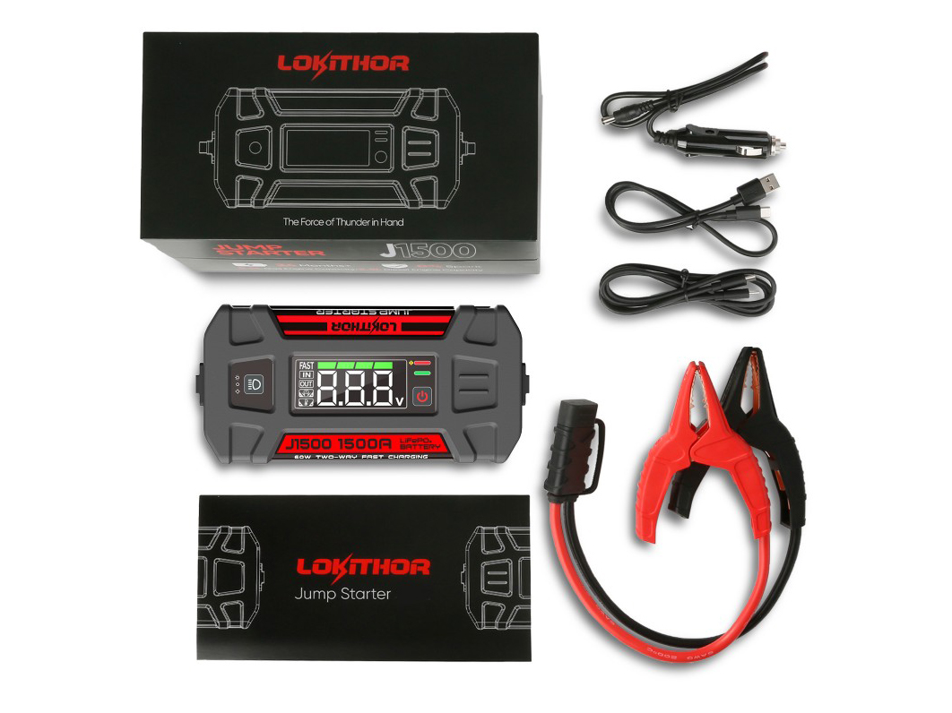 Lokithor 2500A 12V 46Wh Lithium Jump starter-3