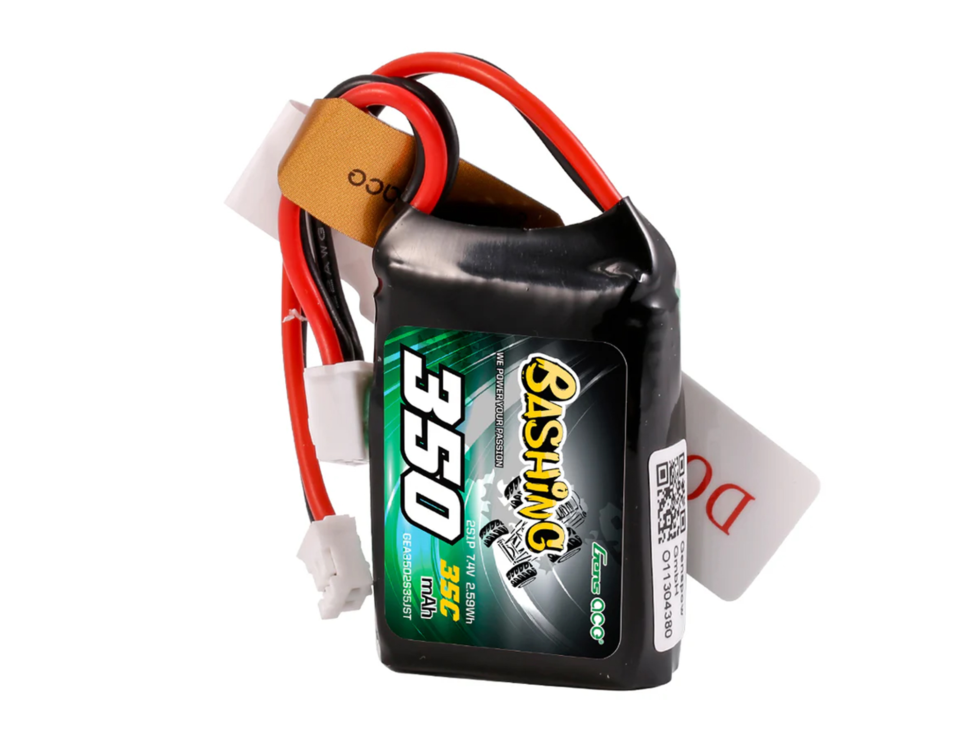 Li-Po 2S 7.4V 350mAh 35C with JST-PH (Micro B/T)-4