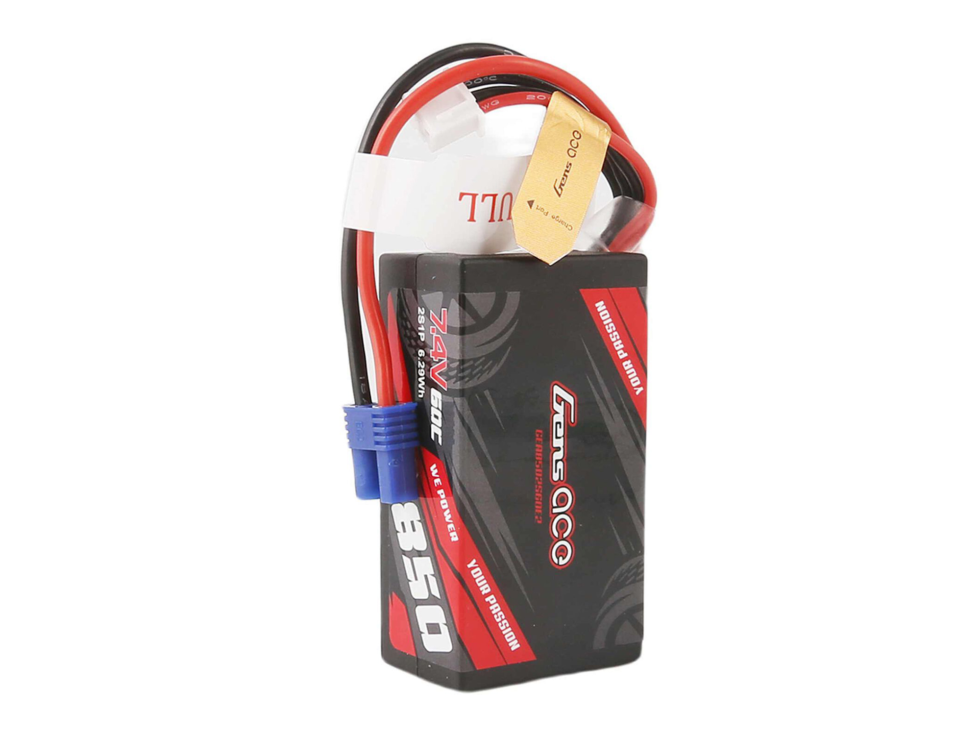 Li-Po Car 2S 7.4V 850mAh 60C with EC2-4
