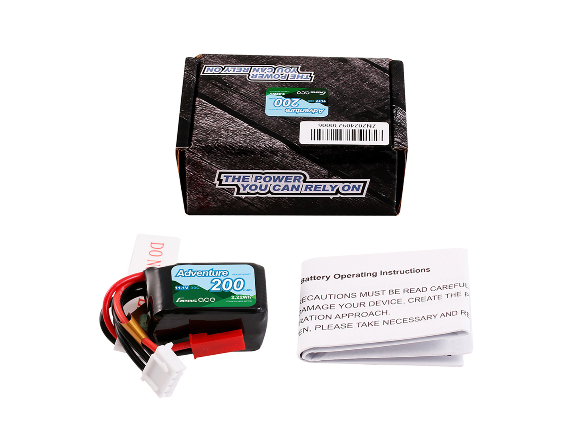 Li-Po Car 3S 11.1V 200mAh 30C with JST-5
