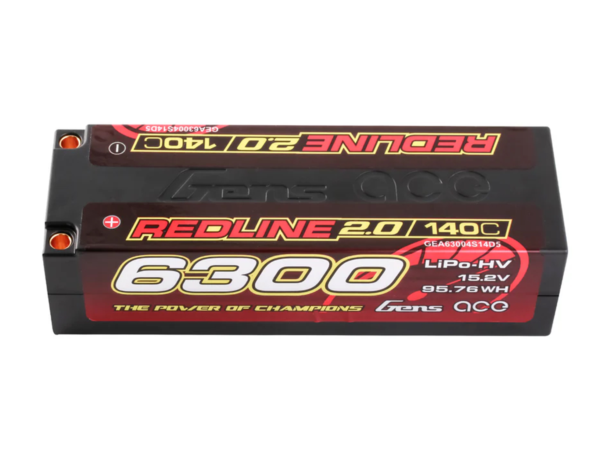 Li-Po HV Car Hard Case 4S1P 15.2V 6300mAh 140C RL2 with 5mm-3