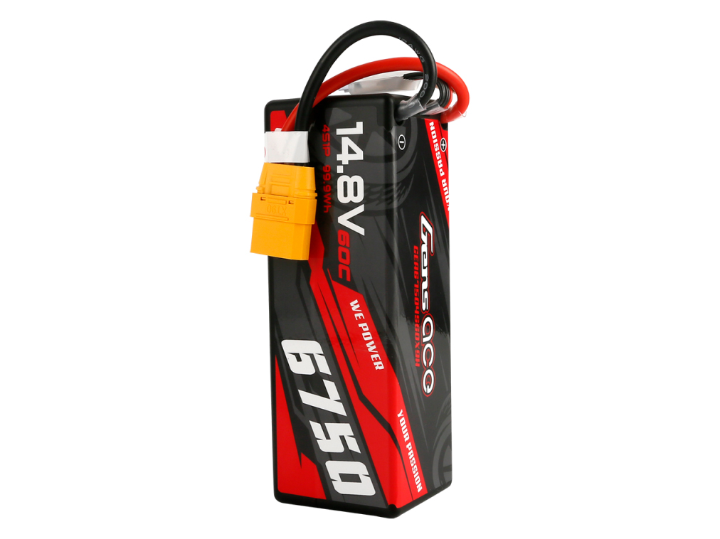 Li-Po Car Hard Case 4S 14.8V 6750mAh 60C with XT90-4