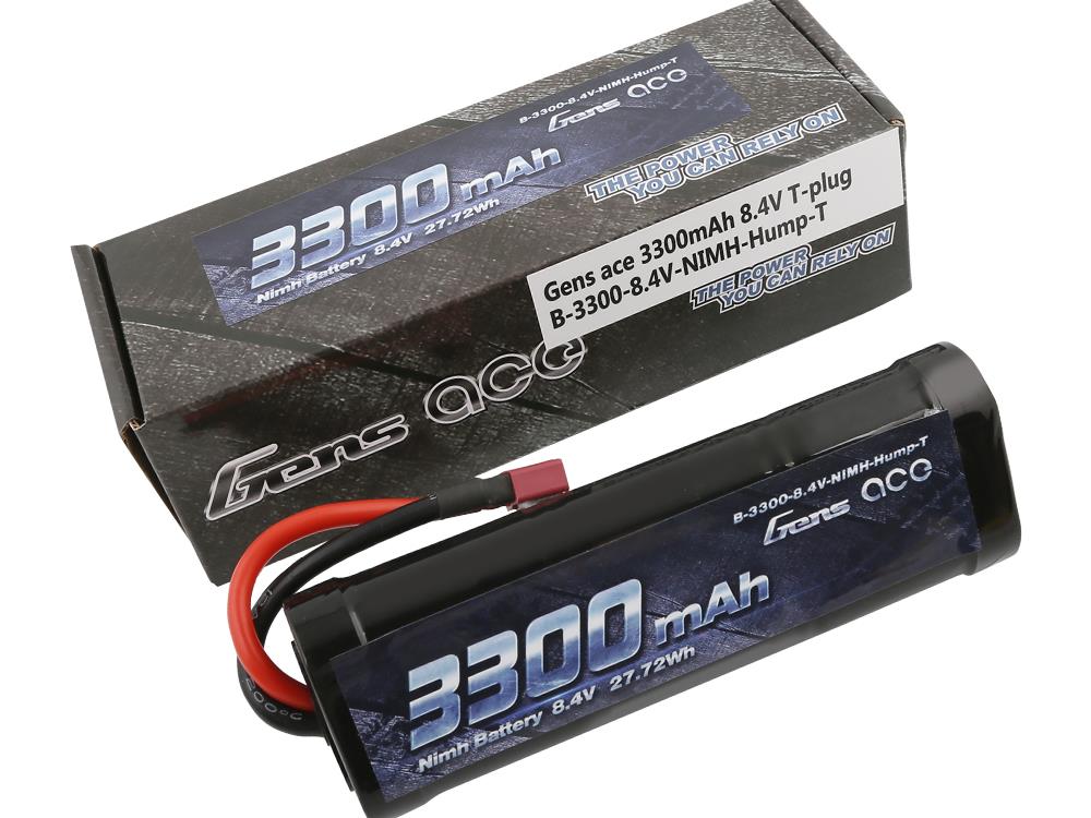 NiMH 8.4V Hump 3300mAh with T-Type-4