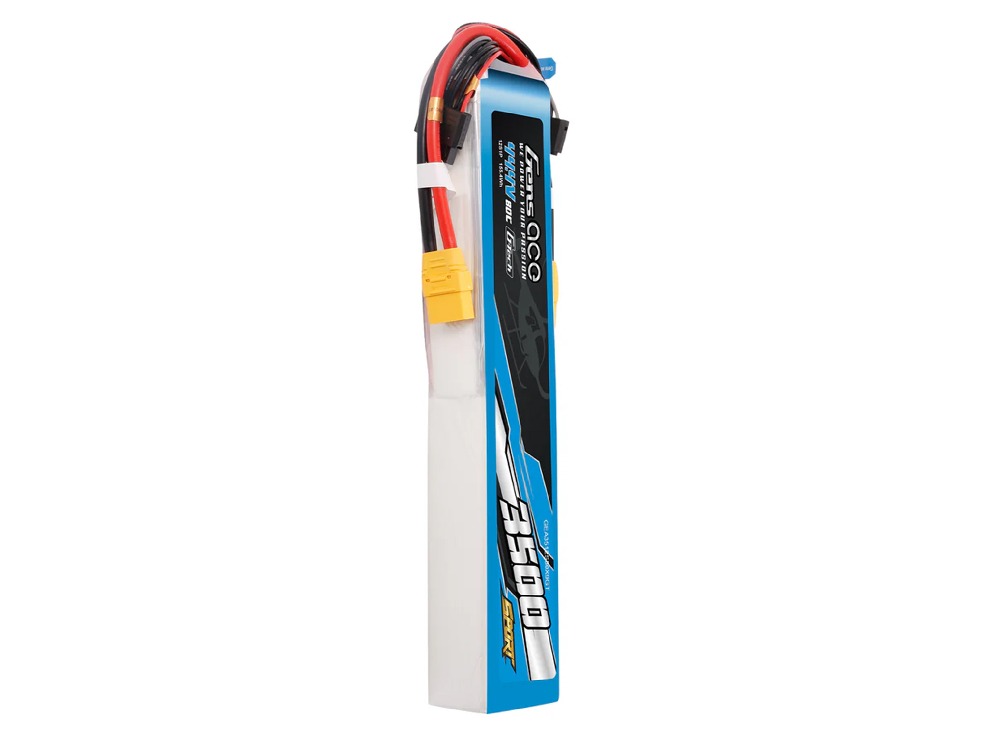 Li-Po Sport 12S 44.4V 3500mAh 80C with XT90-4