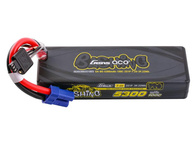 Gens Ace Li-Po Car G-Tech 2S 7.4V 5300mAh 100C Bashing w/EC5 (Promoto)-4
