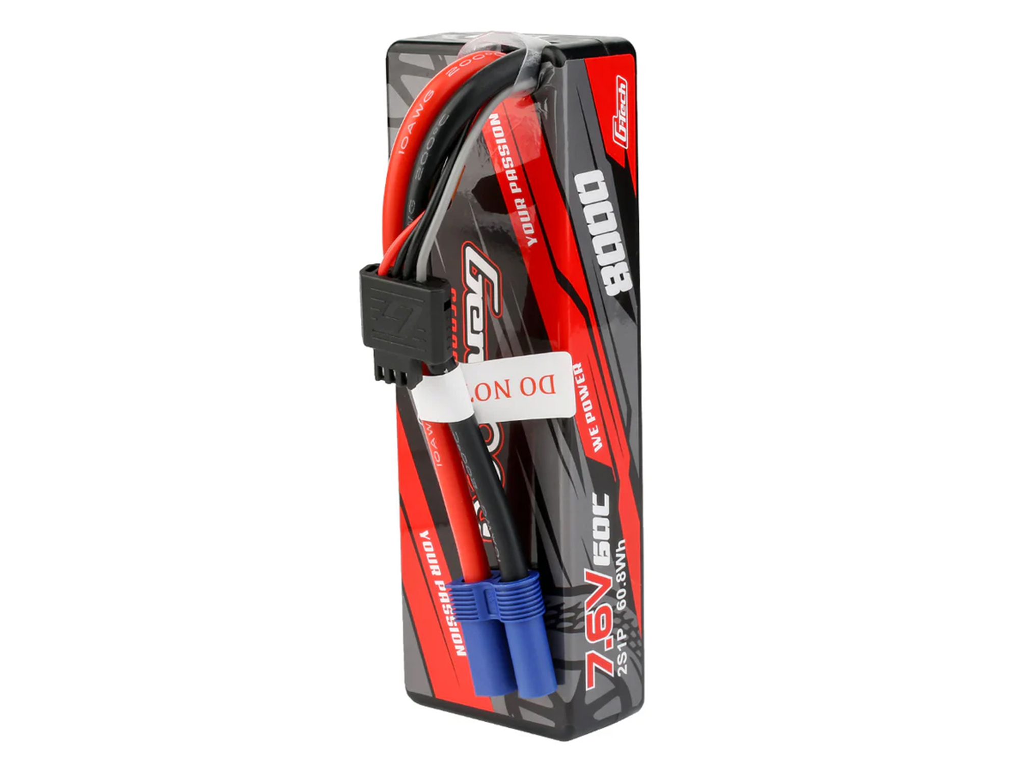 Li-Po Hard Case G-Tech  2S 7.4V 8000mah 60C with EC5 (Promot-4