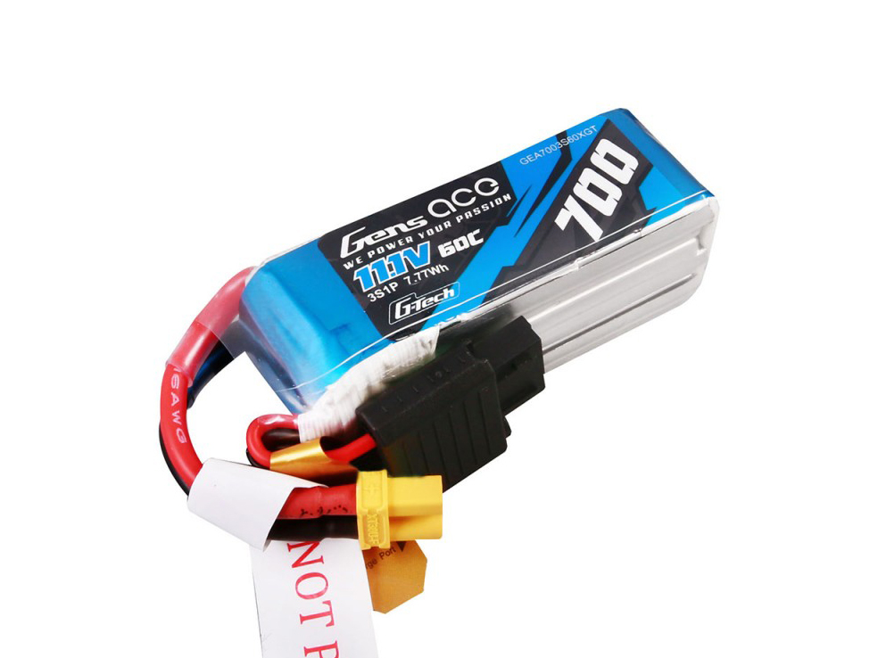 Li-Po G-Tech 3S 11.1V 700mAh 60C with XT30-3