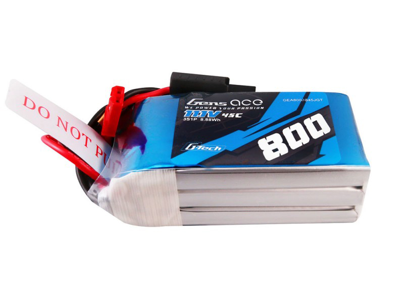 Li-Po G-Tech 3S 11.1V 800mAh 45C with JST-3