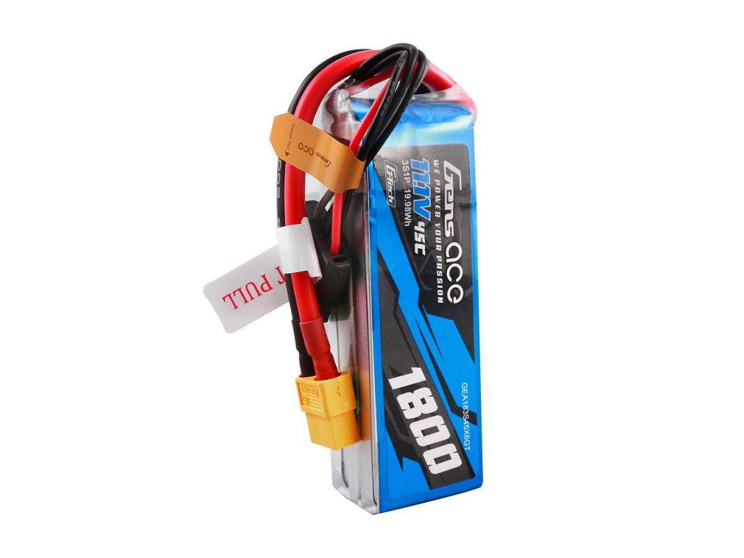 Li-Po G-Tech 3S 11.1V 1800mAh 45C with XT60-3