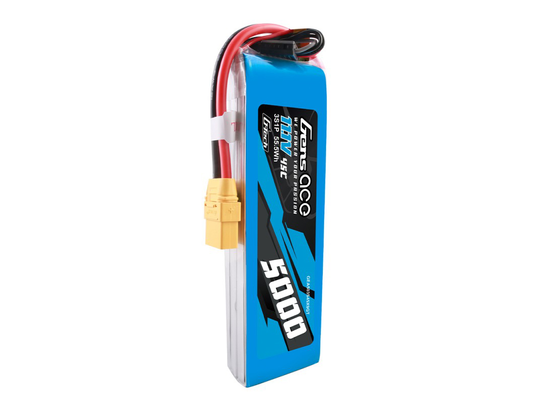 Li-Po G-Tech 3S 11.1V 5000mAh 45C with XT90-4