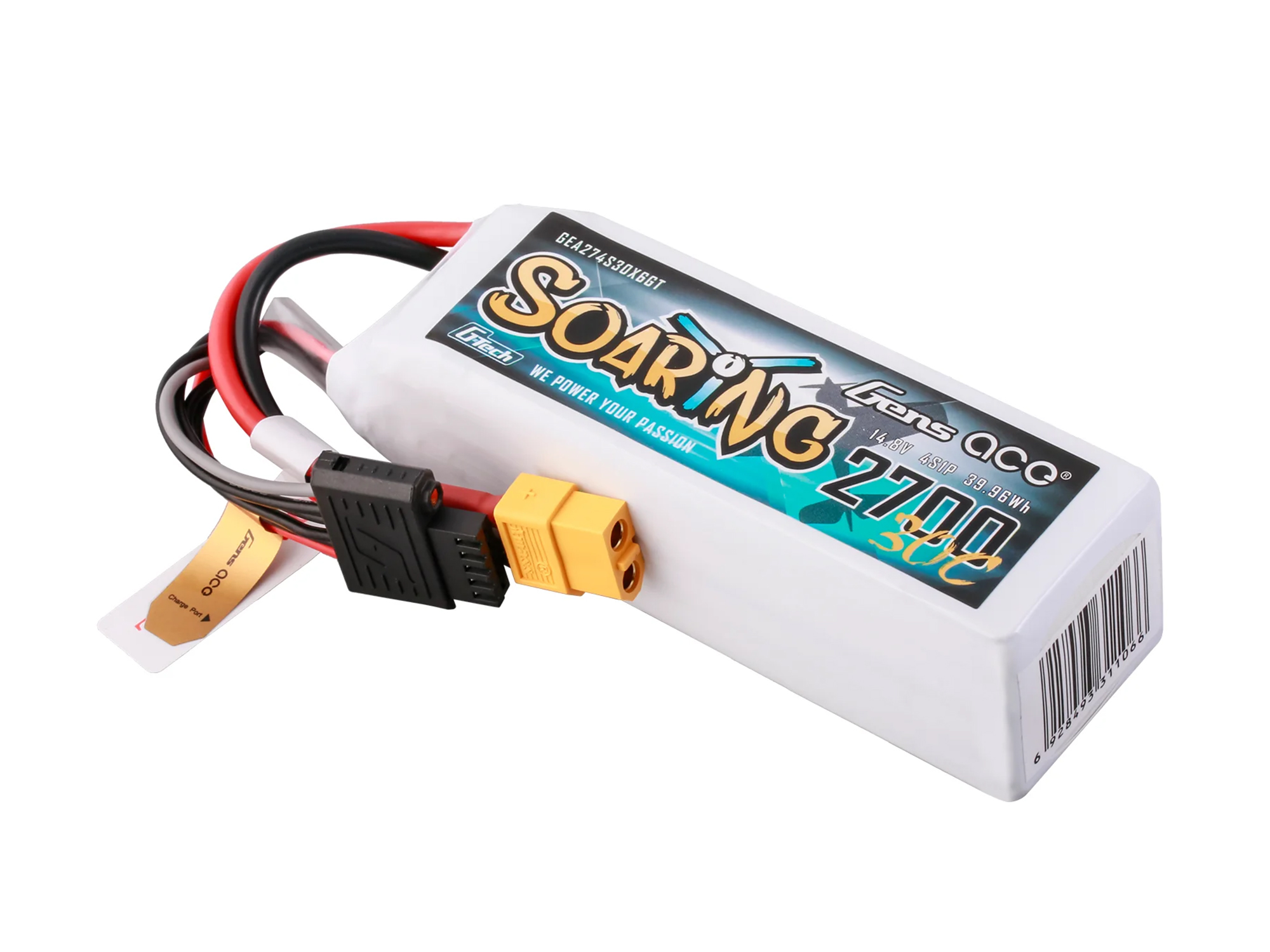 Li-Po G-Tech 4S 14.8V 2700mAh 30C with XT60-3