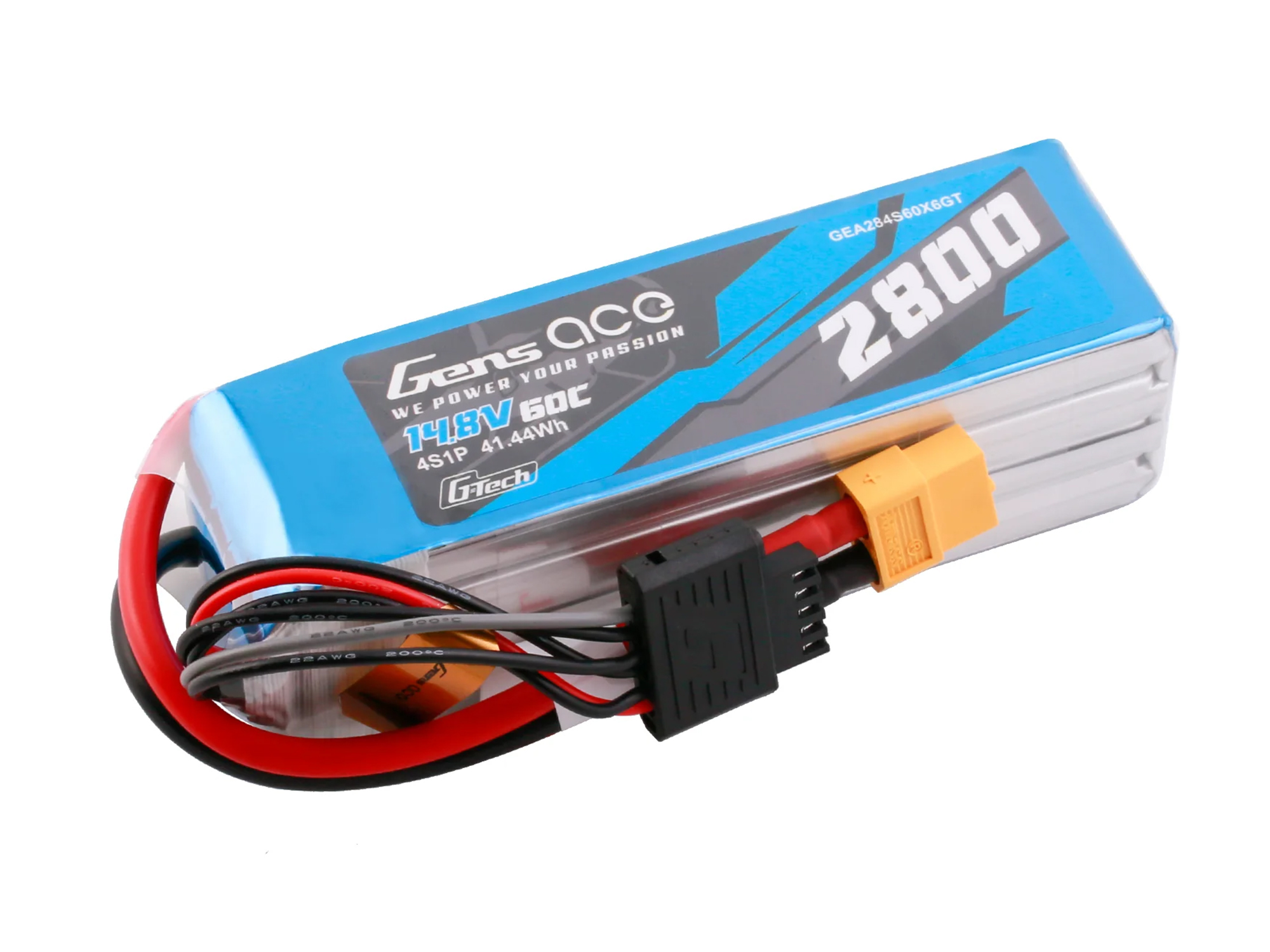 Li-Po G-Tech 4S 14.8V 2800mAh 60C with XT60